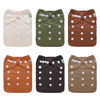 Picture of ALVABABY Baby Cloth Diapers 6 Pack with 12 Inserts Baby Girls and Boys