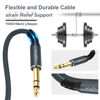 Picture of Twozoh XLR Female to 1/4 TRS Cable 6.6FT, Braided 6.35mm Stereo Jack Balanced to 3pin XLR Microphone Cable