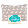 Picture of Little Sleepy Head Toddler Pillowcase for 13x18 Toddler Pillow, 100% Cotton & Hypoallergenic Travel Pillowcase for Boys and Girls, Envelope Pillowcase, Pillow Sold Separately (Happy Elephants Gray)