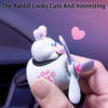 Picture of 2 Pieces Car Air Fresheners, Cute Bear Pilot Car Diffuser, Propeller Air Outlet Vent Fresheners, Car Perfume Suitable for Car Interior Decoration (Chubby)