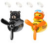 Picture of 2 Pieces Car Air Fresheners, Cute Bear Pilot Car Diffuser, Propeller Air Outlet Vent Fresheners, Car Perfume Suitable for Car Interior Decoration (Bear+Duck)
