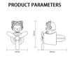 Picture of 2 Pieces Car Air Fresheners, Cute Bear Pilot Car Diffuser, Propeller Air Outlet Vent Fresheners, Car Perfume Suitable for Car Interior Decoration (Bear + Fox)