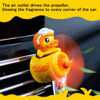Picture of 2 Pieces Car Air Fresheners, Cute Bear Pilot Car Diffuser, Propeller Air Outlet Vent Fresheners, Car Perfume Suitable for Car Interior Decoration (Duck+Fox)