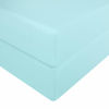 Picture of NTBAY 2 Pack 100% Brushed Microfiber Fitted Crib Sheet, Super Soft and Cozy 28x52 Crib Sheet for Standard Crib and Toddler Mattresses, Boys, Girls, Unisex, Aqua, 28x52 Inches