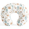 Picture of GRSSDER Nursing Pillow Cover Stretchy Minky Removable Nursing Covers for Breastfeeding Pillows, Ultra Soft Comfortable Slipcover for Boy and Girls, Cute Rainbow Pattern