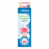 Picture of Dr. Brown’s Anti-Colic Options+ Wide-Neck Sippy Bottle Starter Kit, 9oz/270mL, with Level 3 Medium-Fast Flow Nipple and Soft 100% Silicone Sippy Spout, Pink, BPA Free, 6m+