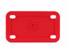 Picture of Rightcar Solutions Motorcycle Silicone License Plate Frames | The Original Premium Grade Silicone Bike Plate Frame | Rust Proof, Rattle Proof, Weather Proof License Plate Holder (Red)