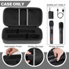 Picture of LZSIG Wireless Microphone Case Compatible with JBL 2 Mic with DIY Foam, Partybox Mic Portable Travel Storage Bag for Receiver, Batteries and Other Accessories, Karaoke (Box ONLY) - GREY