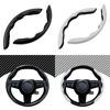 Picture of Cartist Steering Wheel Cover, 2 Sets Car Carbon Fiber Steering Wheel Cover, Car Wheel Cover for Men/Women, Anti-Slip, Comfortable Grip, Durable, Universal Fit for 99% Car Steering Wheel (Black+White)
