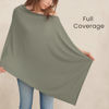 Picture of Konssy Knit Nursing Cover for Breastfeeding, 360° Full Privacy Breathable Breastfeeding Cover, Multi-use Carseat Canopy(Army Green)