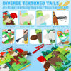 Picture of BBWOO Baby Book Toys 0-6 Months - Baby Boy Girl Shower Gifts - Tummy Time Toys for Infant 6 to 12 Months - Touch and Feel Crinkle Book for Newborn Toddler with Teether - Christmas Stocking Stuffers
