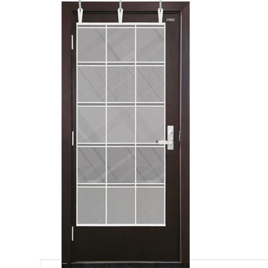 Picture of Cruise On Large Mesh Over The Door Organizer - Cruise Ship Essentials 2024 & 2025 Hanging Shoe Organizer 15 Pockets (24"x60") Behind The Door Storage - Bathroom Door Organizer