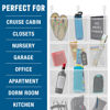 Picture of Cruise On Large Mesh Over The Door Organizer - Cruise Ship Essentials 2024 & 2025 Hanging Shoe Organizer 15 Pockets (24"x60") Behind The Door Storage - Bathroom Door Organizer