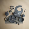 Picture of mushie Silicone Suction Plate | BPA-Free Non-Slip Design (Tradewinds)