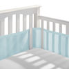 Picture of BreathableBaby Breathable Mesh Liner for Full-Size Cribs, Classic 3mm Mesh, Blue Green Aqua (Size 4FS Covers 3 or 4 Sides)