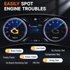 Picture of FOXWELL NT301 Plus 2 in 1 OBD2 Scanner Battery Tester, OBDII Diagnostic Tool Check Engine Car Code Reader, 12V 100-1100CCA Cranking Charging System Alternator Test, Live Data, Full ODB2 Diagnosis