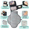 Picture of Portable Changing Pad for Baby, Travel Diaper Changing Pad for Newborn, Large Waterproof Baby Changing Mat, Foldable & Detachable Diaper Changing Station with Baby Wipes Pockets, Baby Stuff by Pillani