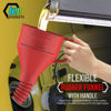 Picture of FlexAll Funnel - Long Flexible Funnel with Hose, Perfect for Automotive Use | Funnel for Oil Change, Transmission Fluid | Funnel with Handle | Gas, Diesel, Oil Funnels for Cars - Made in USA