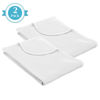 Picture of American Baby Company 100% Cotton Thermal Waffle Swaddle Blanket, Soft, Breathable & Stretchy, White, 2 Pack, 30" x 40" for Boys and Girls, Perfect for Swaddling, Travel and Gifting
