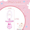 Picture of Pacifiers for Baby Shower Game, 36PCS Plastic Pacifiers for Baby Shower Decoration DIY, Large Size Baby Shower Pacifiers, Gender Reveal Party Table Scatter/Hunt Baby Shower Game Props(Pink, 2.75 in)