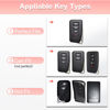 Picture of Pangpai Pink Key Fob Cover for Lexus, Soft TPU Key Case Protection with Bling Keychain Fit for Lexus RX ES GS LS NX RS GX LX RC LC Smart Key