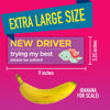 Picture of Rio Salto 4-Pack Large New Driver Car Magnet Please Be Patient Magnet Permit Student Driver Magnets Cute AF Sticker Cool Prank Rookie Funny Magnetic Car Accessories Bumper Girl Girly Pink
