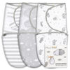 Picture of Mama Cheetah Preemie Swaddle Sack, Organic Swaddle Sleep Sacks for Preemies, Preemie Swaddle Blanket Wrap, Easy Swaddles for Premature Baby Boy Girl 4-7 lbs, Newborn Essentials, 3-Pack, Grey