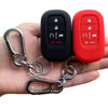 Picture of TANDRIVE Key Fob Cover for (5 Buttons) Honda 2022 2023 2024 2025 Civic Accord HR-V Pilot CR-V, Silicone, 2-Pack, Black Red