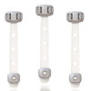 Picture of Baby Proofing Child Safety Locks(3 PCS) - Cabinet Locks for Babies,3M Adhesive Cabinet Latches, Multi-Purpose for Fridge Drawers,Ovens Toilet Seats,Trash Can, No Drilling (3 Count)