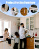 Picture of Baby Proofing Child Safety Locks(3 PCS) - Cabinet Locks for Babies,3M Adhesive Cabinet Latches, Multi-Purpose for Fridge Drawers,Ovens Toilet Seats,Trash Can, No Drilling (3 Count)