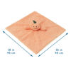 Picture of Doindute Baby Orange Pumpkin Soft Stuffed Animal Security Blanket, Plush Pumpkin Character Lovey Blanket, Baby Shower/Nursery Gift, Newborn Infant Toddler Snuggle Blankie for Girls Boys, 18 Inches