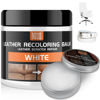 Picture of NIUB Leather Recoloring Balm Leather Color Restorer Scratch Repair Leather Cream for Furniture Couches Car Seats Shoes Bags Leather Dye and Scratched Leather with Leather Conditioner - White