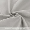 Picture of FLXXIE 2 Pack Microfiber Toddler Pillowcases, 14x20 Inches Fits Baby Pillow Sized 12x16, 13x18 or 14x20, Soft and Cozy Small Travel Pillow Covers with Envelope Closure, Light Grey