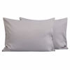 Picture of FLXXIE 2 Pack Microfiber Toddler Pillowcases, 14x20 Inches Fits Baby Pillow Sized 12x16, 13x18 or 14x20, Soft and Cozy Small Travel Pillow Covers with Envelope Closure, Smoke Grey