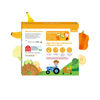 Picture of Once Upon a Farm Organic Tractor Wheels Toddler Bar, Banana, Pumpkin & Cauliflower | 8 Boxes, 40 Total Bars
