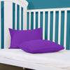 Picture of FLXXIE 2 Pack Microfiber Toddler Pillowcases, 14x20 Inches Fits Baby Pillow Sized 12x16, 13x18 or 14x20, Soft and Cozy Small Travel Pillow Covers with Envelope Closure, Purple
