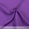 Picture of FLXXIE 2 Pack Microfiber Toddler Pillowcases, 14x20 Inches Fits Baby Pillow Sized 12x16, 13x18 or 14x20, Soft and Cozy Small Travel Pillow Covers with Envelope Closure, Purple