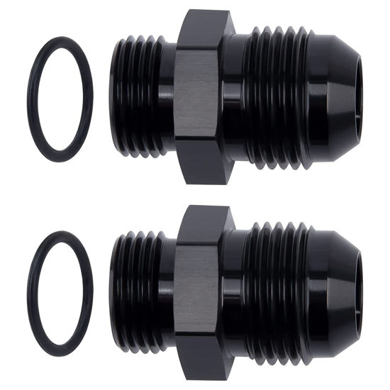 Picture of EVIL ENERGY 12AN Flare to AN10 ORB Male O-Ring Fitting Adapter 2PCS