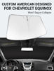 Picture of Proadsy 2024 Upgrade Windshield Sun Shade Custom Fit 2010-2017 Chevrolet Equinox Foldable Front Sunshade Protector Sun Visor Blocks UV Rays Keep Car Cooler