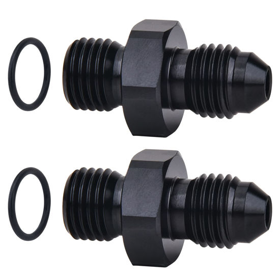 Picture of EVIL ENERGY 4AN Flare to AN4 ORB Male O-Ring Fitting Adapter 2PCS