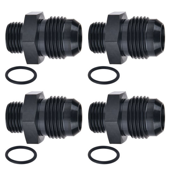 Picture of EVIL ENERGY 8AN Flare to AN6 ORB Male O-Ring Fitting Adapter 2PCS