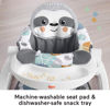 Picture of Fisher-Price Portable Baby Chair Sit-Me-Up Floor Seat with Snack Tray, Developmental Toys & Washable Seat Pad, Cute Sloth