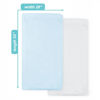 Picture of American Baby Company 2 Pack Fitted Crib Sheets 28" x 52", Soft Breathable Neutral 100% Cotton Jersey Sheet, Blue and White, for Boys and Girls, Fits Crib and Toddler Bed mattresses