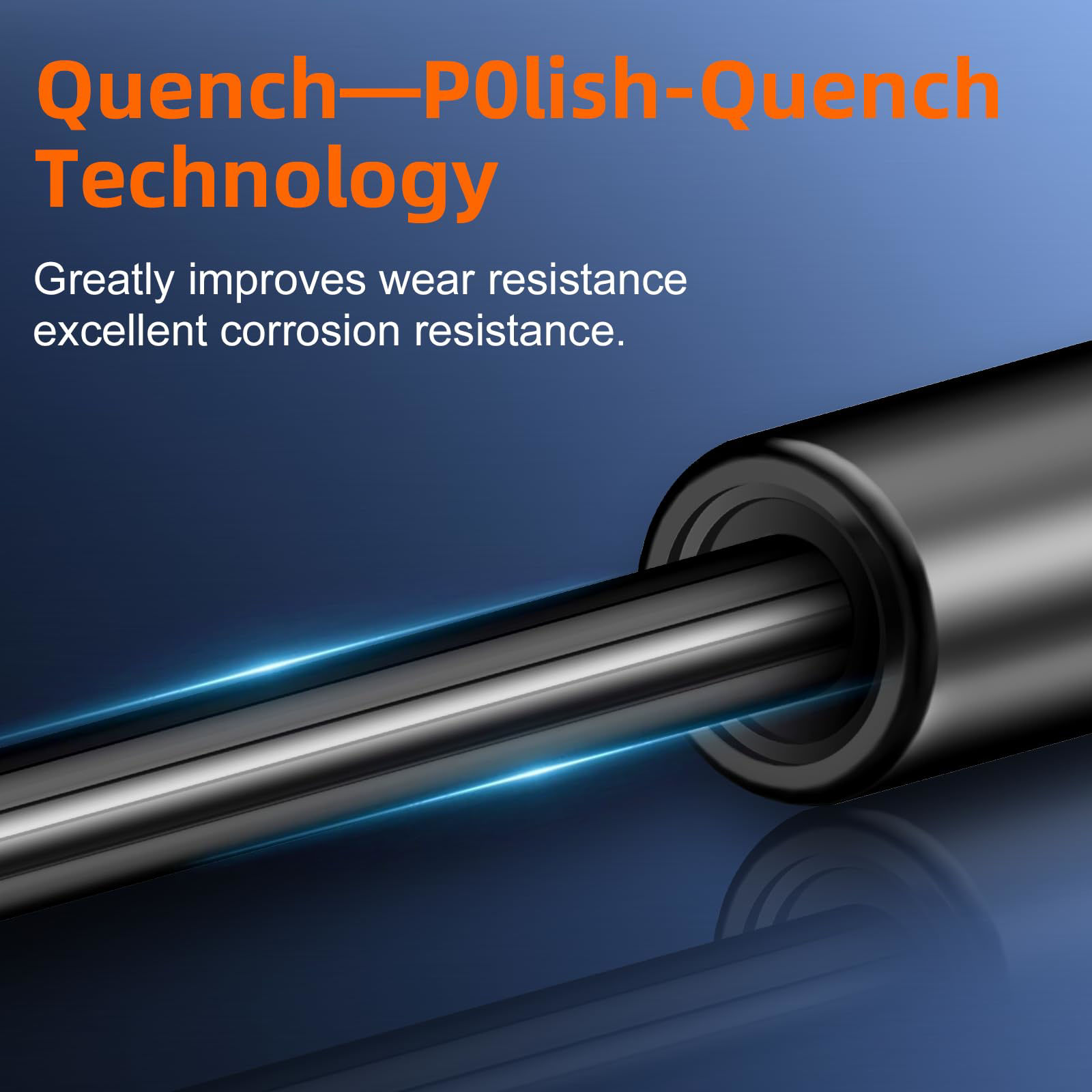 GetUSCart- Euplokeer Qty (2) C16-15208 025311 16in 45lb/200N Gas Shock ...