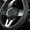 Picture of Car Steering Wheel Cover, Leather Steering Wheel Cover Black Universal 14.5-15 Inch Microfiber Leather Anti-Slip Breathable Auto Steering Wheel Covers Accessories for Men Women