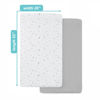 Picture of American Baby Company 2 Pack Fitted Crib Sheets 28" x 52", Soft Breathable Neutral 100% Cotton Jersey Sheet, Gray Stars and Gray, for Boys and Girls, Fits Crib and Toddler Bed mattresses