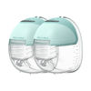 Picture of MomMed S21 Wearable Breast Pump - Smart Display, Leak-Proof Design, Hands-Free Double Portable Electric Breast Pump with 3 Mode &12 Levels - 24mm Shield & 6 Pairs of Flange Inserts (17mm, 19mm, 21mm)
