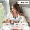 Picture of MomMed S21 Wearable Breast Pump - Smart Display, Leak-Proof Design, Hands-Free Double Portable Electric Breast Pump with 3 Mode &12 Levels - 24mm Shield & 6 Pairs of Flange Inserts (17mm, 19mm, 21mm)