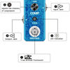 Picture of VSN Guitar Compressor Pedal for Analog Compression Effect Pedal Ultimate Comp Guitar Effects for Electric Guitar True Bypass