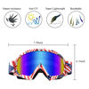 Picture of XYOP Motorcycle Goggles 2 Pack ATV Dirt Bike Motocross Goggles MX Riding Goggels UTV Helmet Goggles Offroad Goggle UV400 Windproof Powersports Goggle for Adults Youth Kids（Flag&Black Frame+Color Lens）